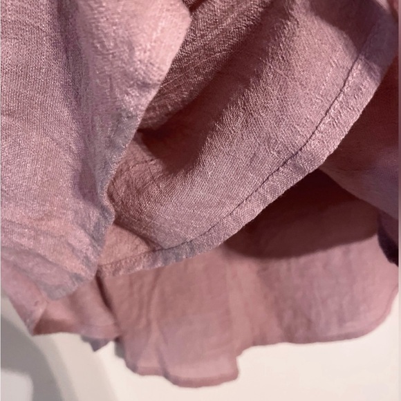 Vici | NWOT Mauve Chance Collared Woven Top in M/L - Picture 5 of 6